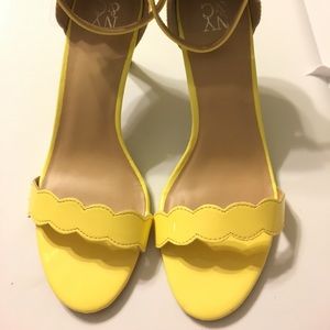 New York & Company Yellow Heels